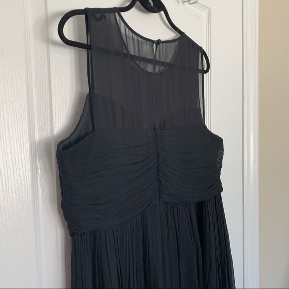 J. Crew Silk Chiffon Clara Dress in Black (US 18) - Picture 5 of 7